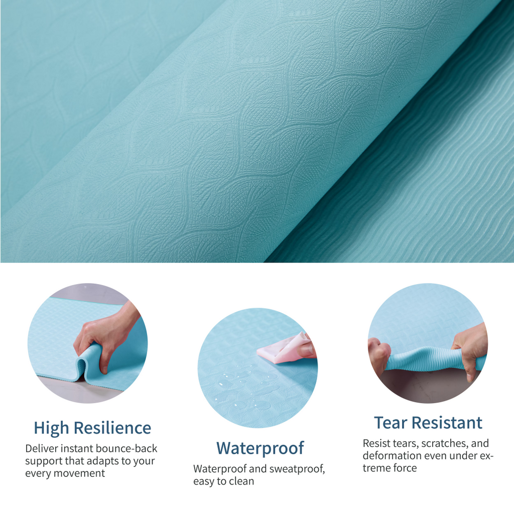 TPE mat surface close-up